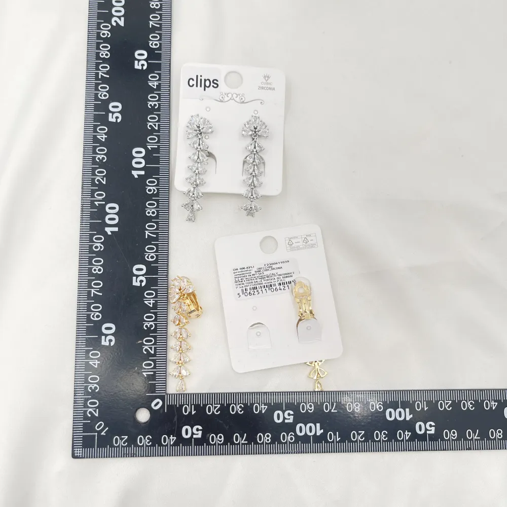 Pendente con Goccia-Orecchini a Clip - OR-506-421