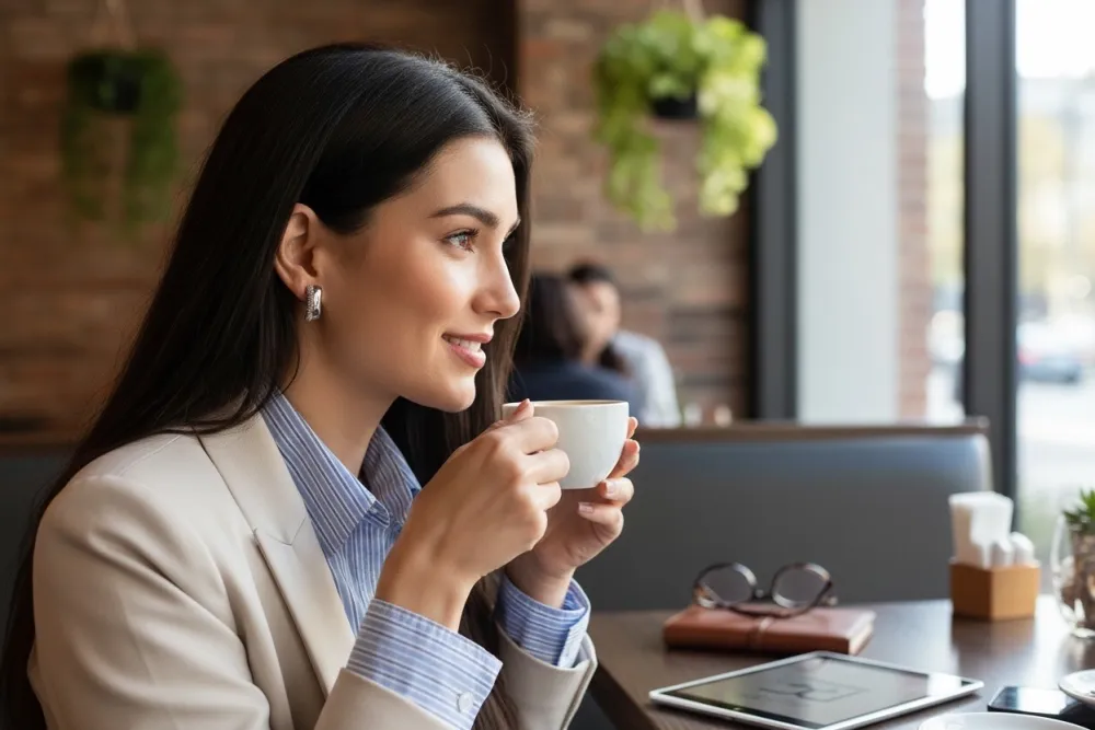 Cerchio con Zirconia-Orecchini a Clip - OR-506-437J