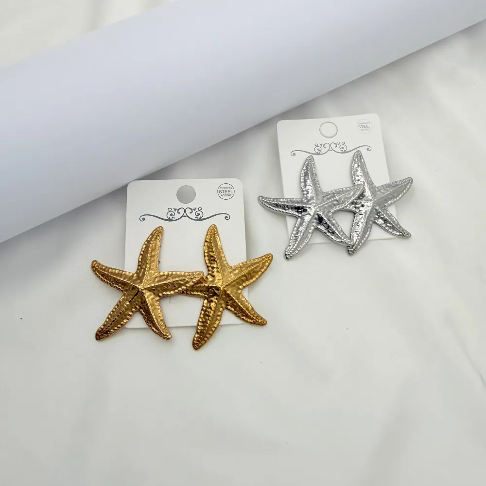 Stella Marina Grande-Orecchini in Acciaio - OR-774-01