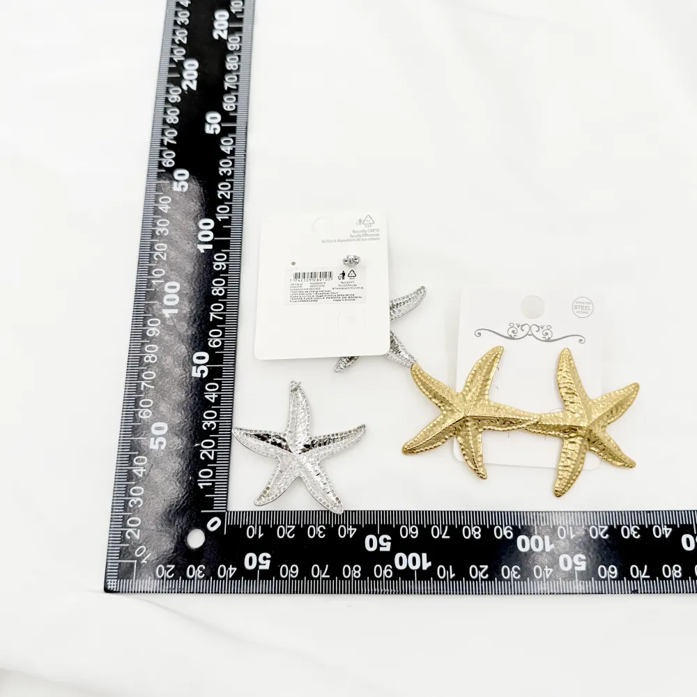 Stella Marina Grande-Orecchini in Acciaio - OR-774-01