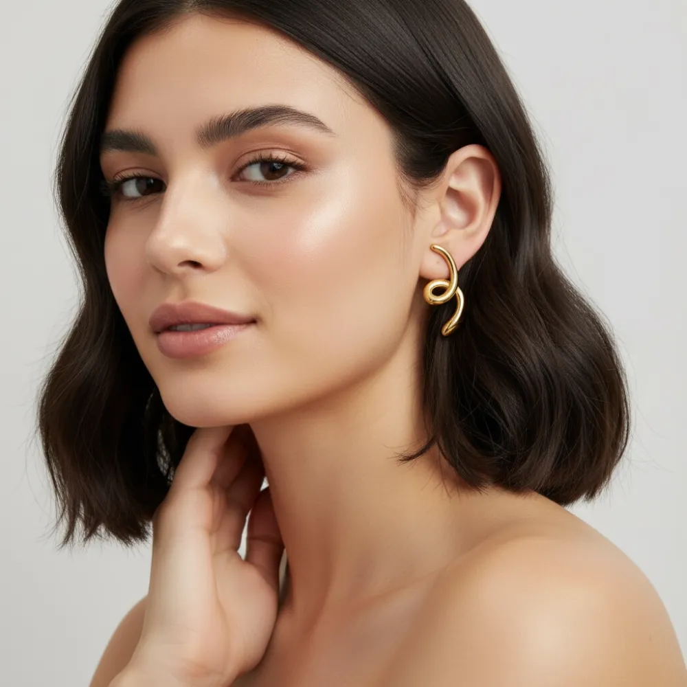 Filo -Orecchini in Acciaio - OR-774-97