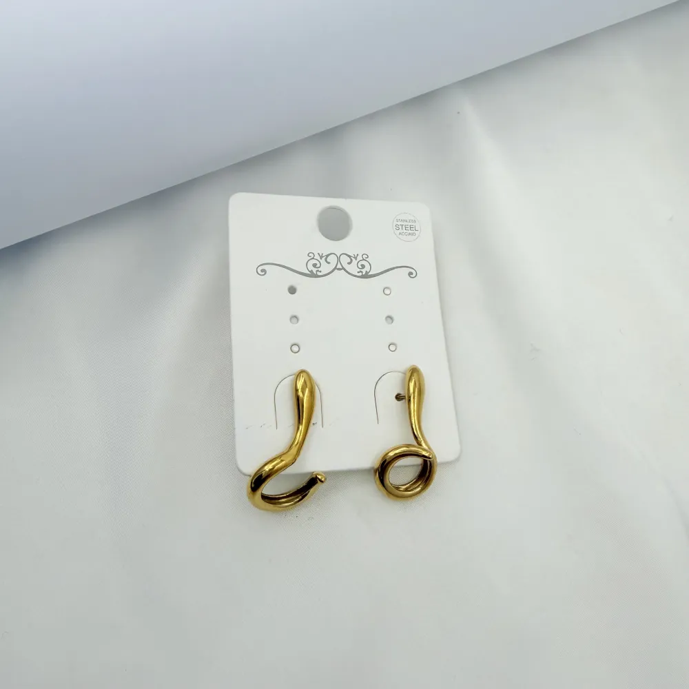 Filo serpente-Orecchini in Acciaio - OR-774-100