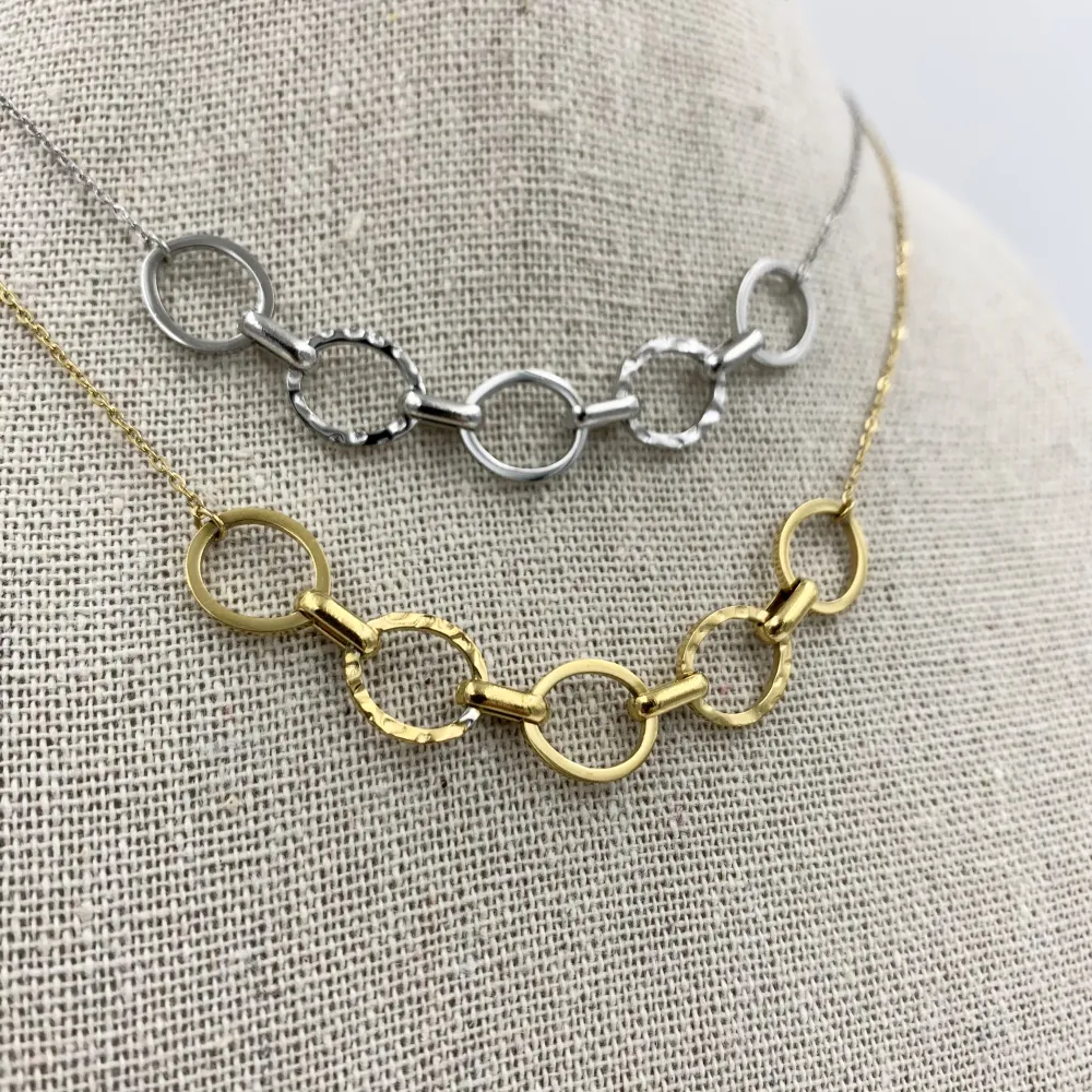 CAC5833-Catena Battuta -Collana Catena Corta in Acciaio_2