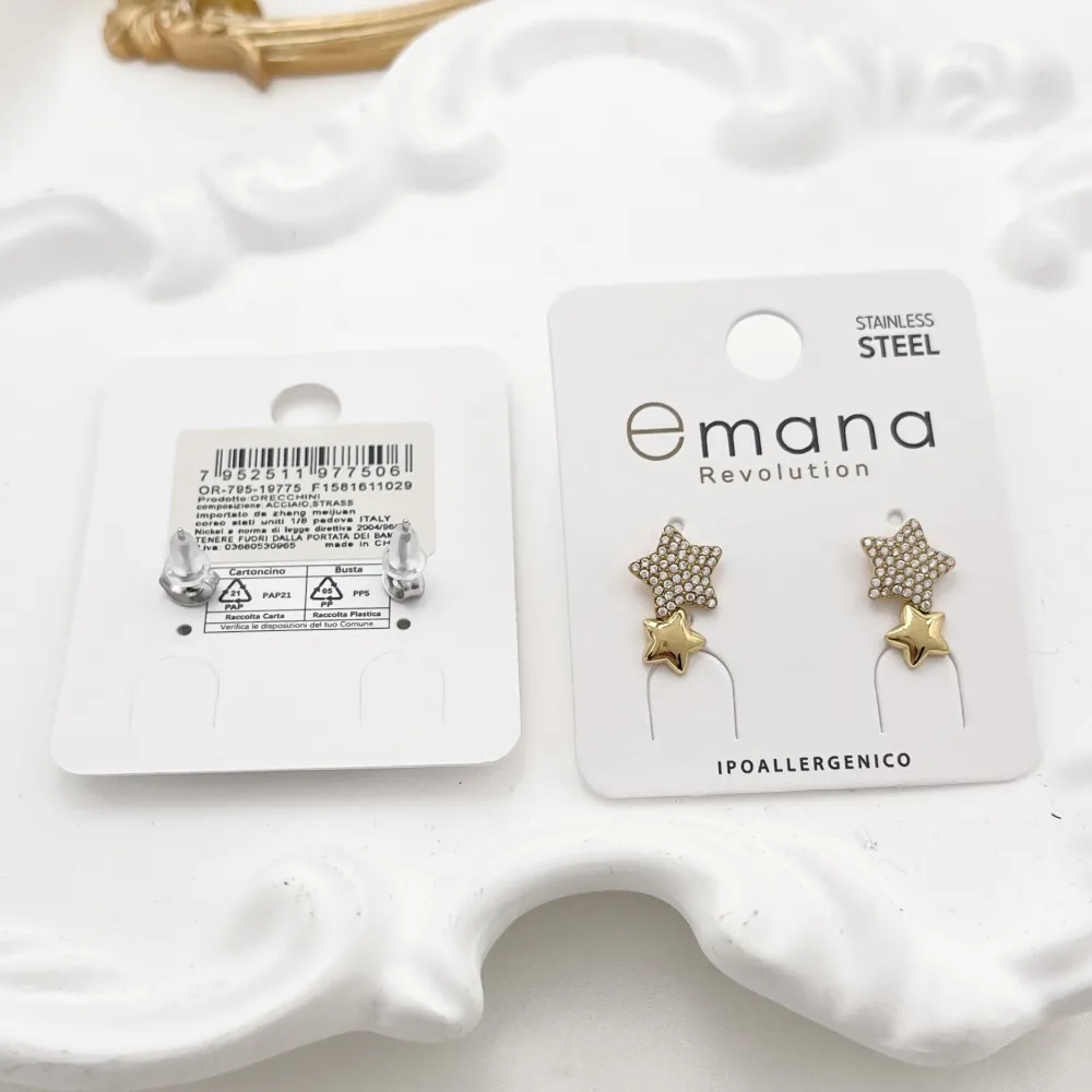 Stella -Orecchini in Acciaio - OR-795-19775