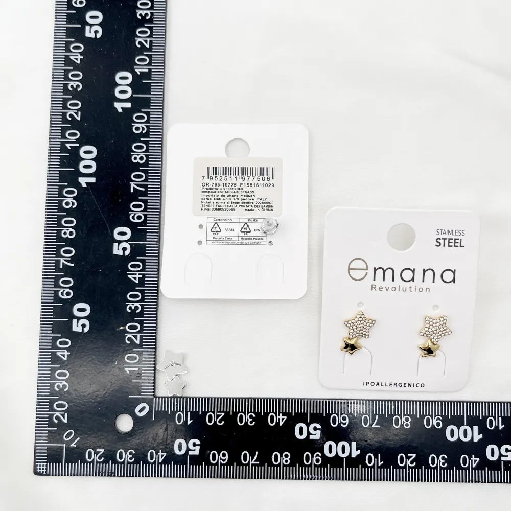 Stella -Orecchini in Acciaio - OR-795-19775