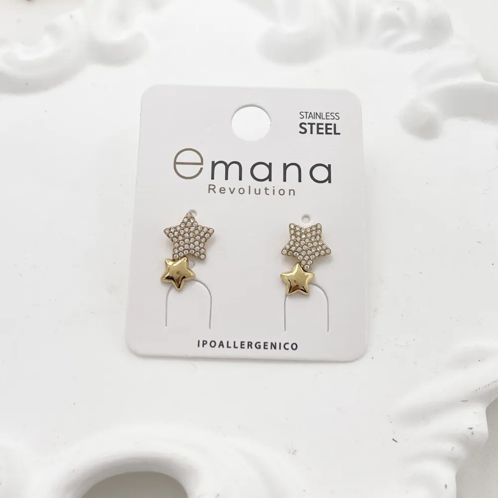 Stella -Orecchini in Acciaio - OR-795-19775