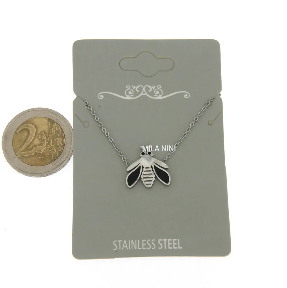 CAC6349-Ape - Girocollo in Acciaio con Strass_Argento_2