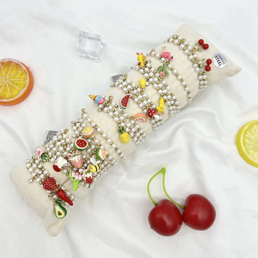 Mix smaltati-24pz Bracciali Elastici in Acciaio - BPA-413-3261