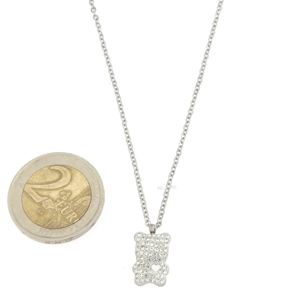 CAC6388-Orsetto - Girocollo in Acciaio con Strass_Argento_2