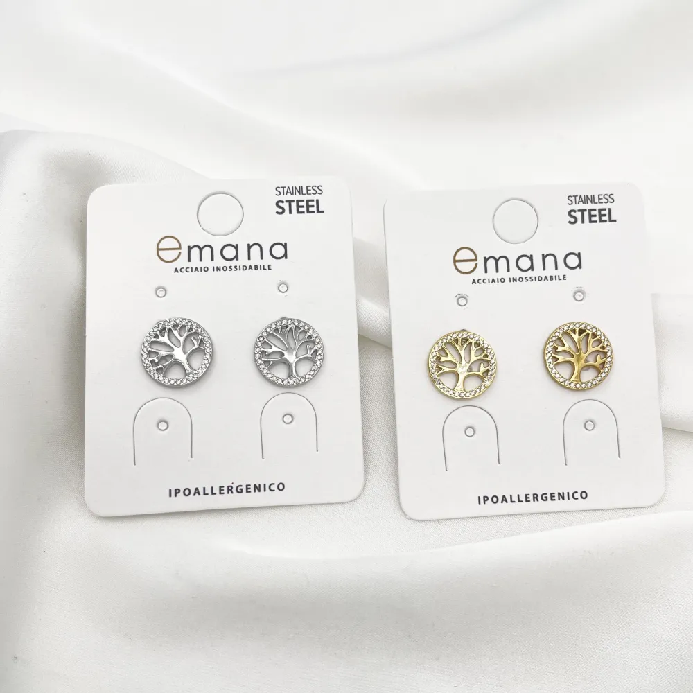 Sole-Orecchio Lobo Acciaio - OR-103-AA6481E