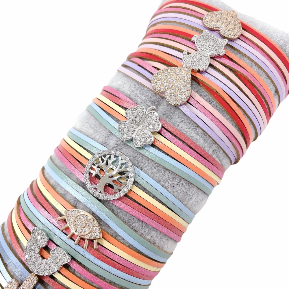 10Pz Bracciali +Cuscino in Omaggio - BPM176-168-Multifili con Charmes-10 Pz Bracciali