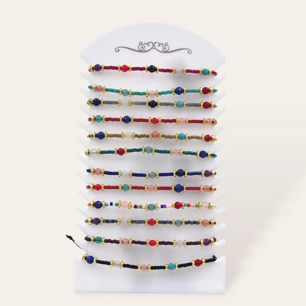 Perline -12pz Bracciali con Elastico - BPM-480-R20