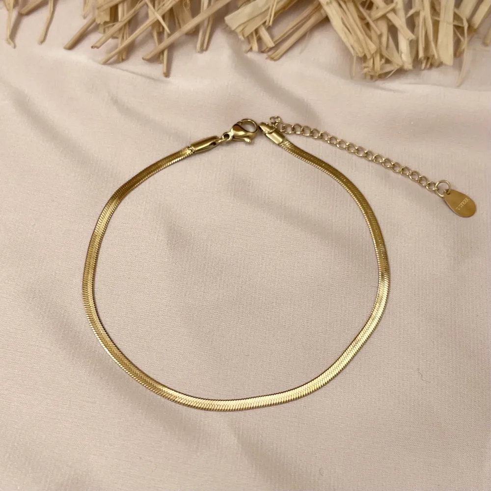 Catena Serpente 3mm-Cavigliera in Acciaio - CA-413-322 3mm