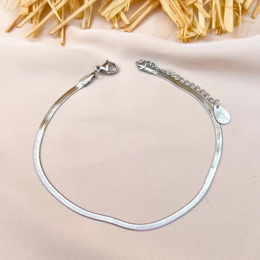 Catena Serpente 3mm-Cavigliera in Acciaio - CA-413-322 3mm