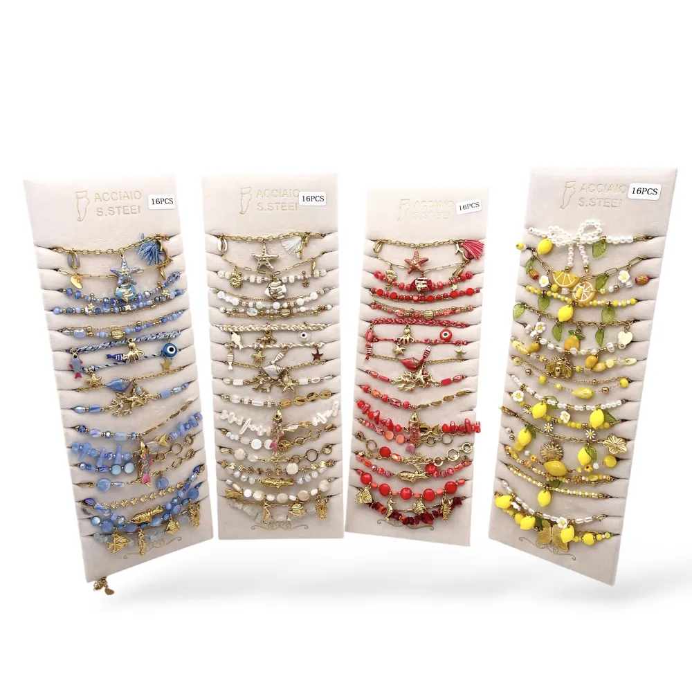 Mix Modelli Pesce Mare-16pz Cavigiere in Acciaio - CA-732-589