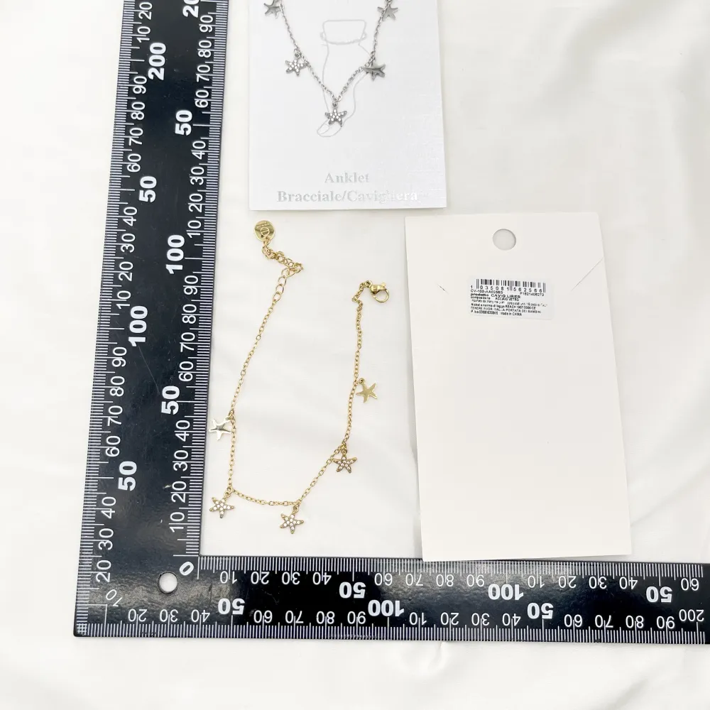 Stella- Multi Pendenti Caviglie in Acciaio - CV-103-AA6256B