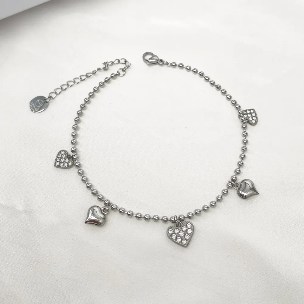 Cuore- Multi Pendenti Caviglie in Acciaio - CV-103-AA5524B