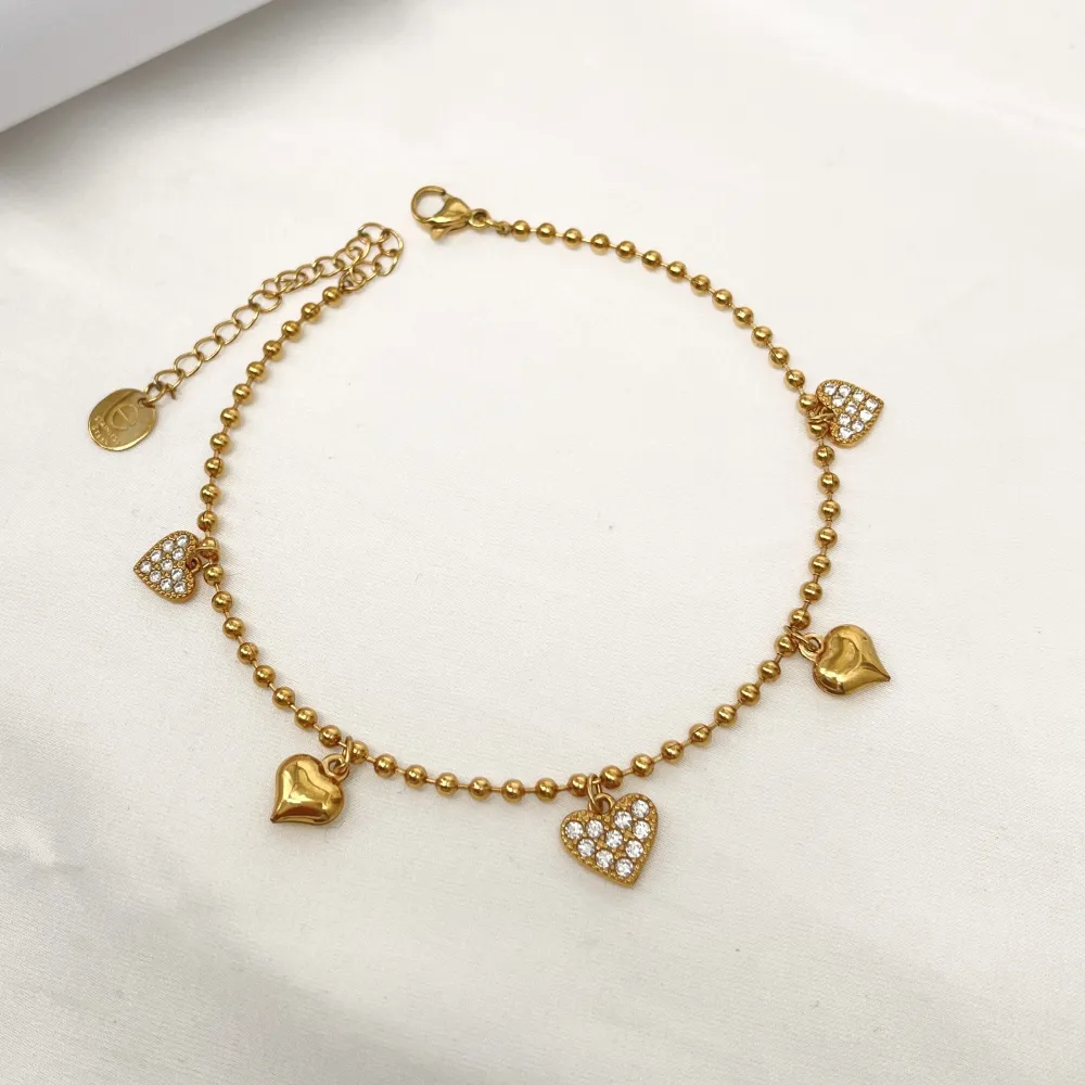 Cuore- Multi Pendenti Caviglie in Acciaio - CV-103-AA5524B