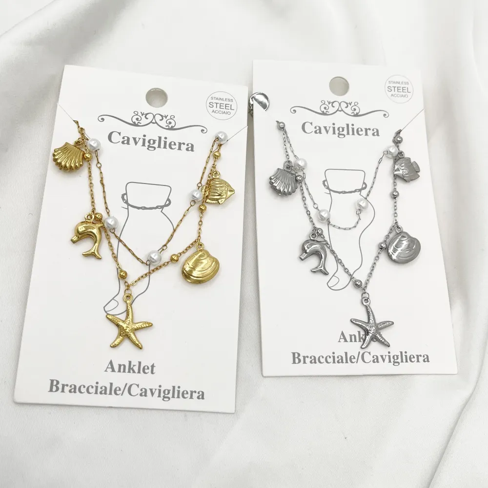 Mare- Multi Pendenti Caviglie in Acciaio - CV-413-200