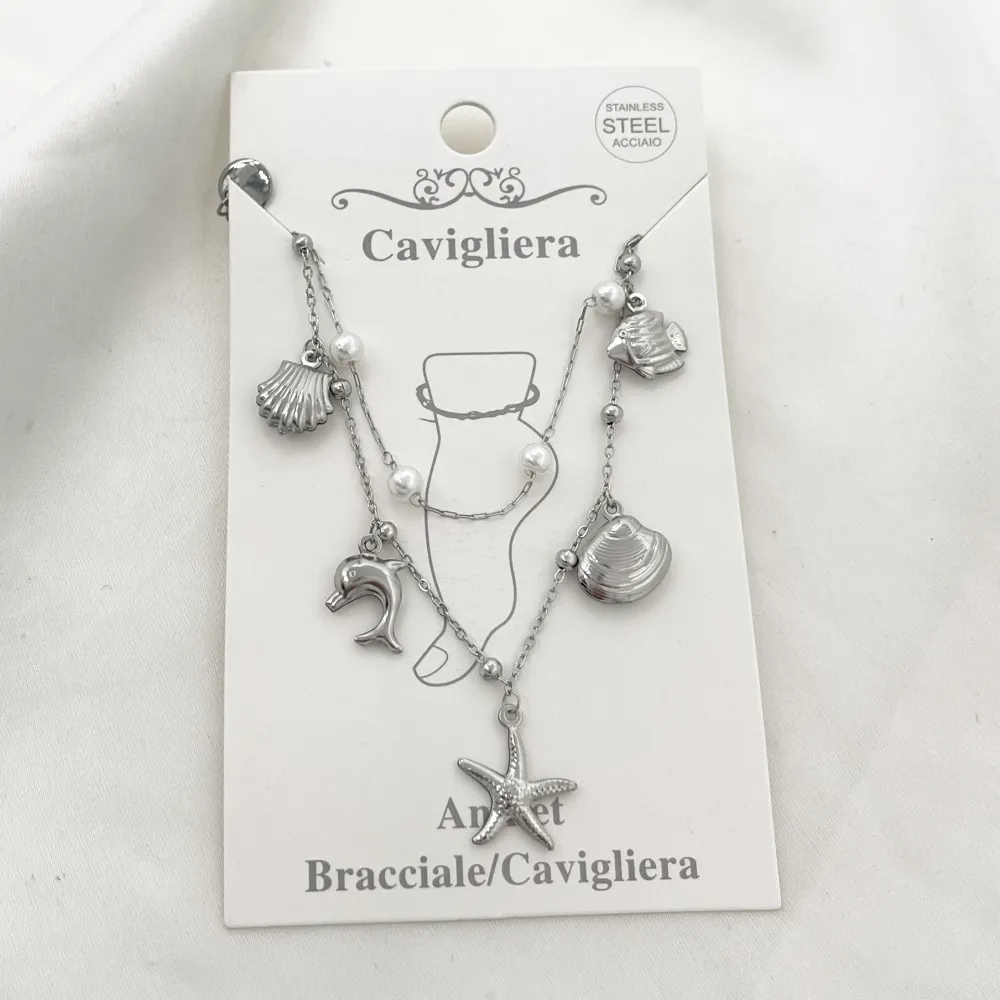 Mare- Multi Pendenti Caviglie in Acciaio - CV-413-200