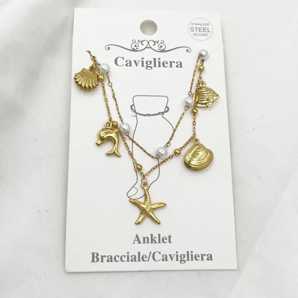 Mare- Multi Pendenti Caviglie in Acciaio - CV-413-200