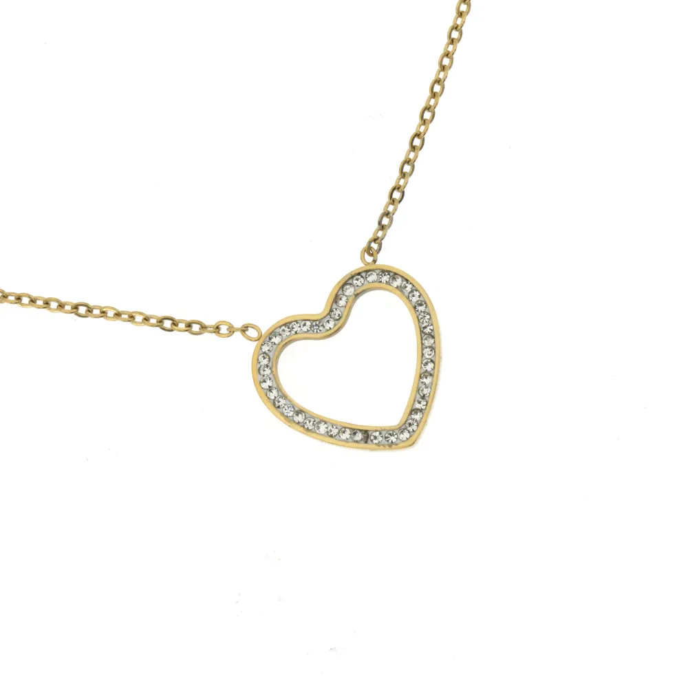 CAC-Cuore Vuoto  5312 - Collana Girocollo in Acciaio_2