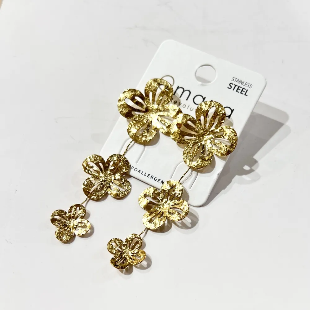 Fiore-Orecchini in Acciaio - OR-795-19747