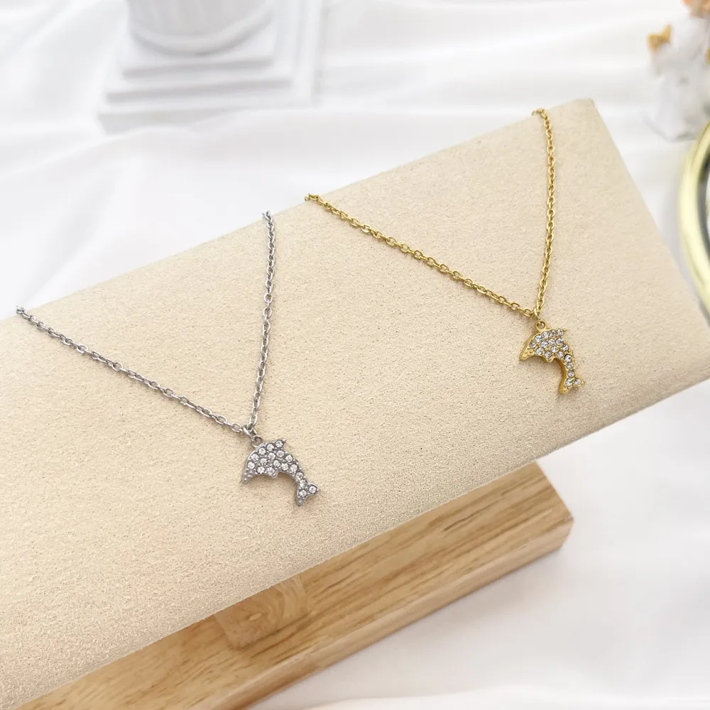 Delfino-Collana Corta in Acciaio - CL-103-AA3486N