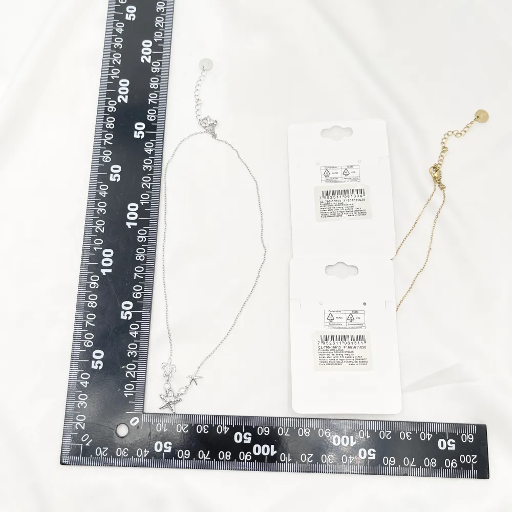 Stella Marina Tartaruga -Collana Corta in Acciaio - CL-795-10614