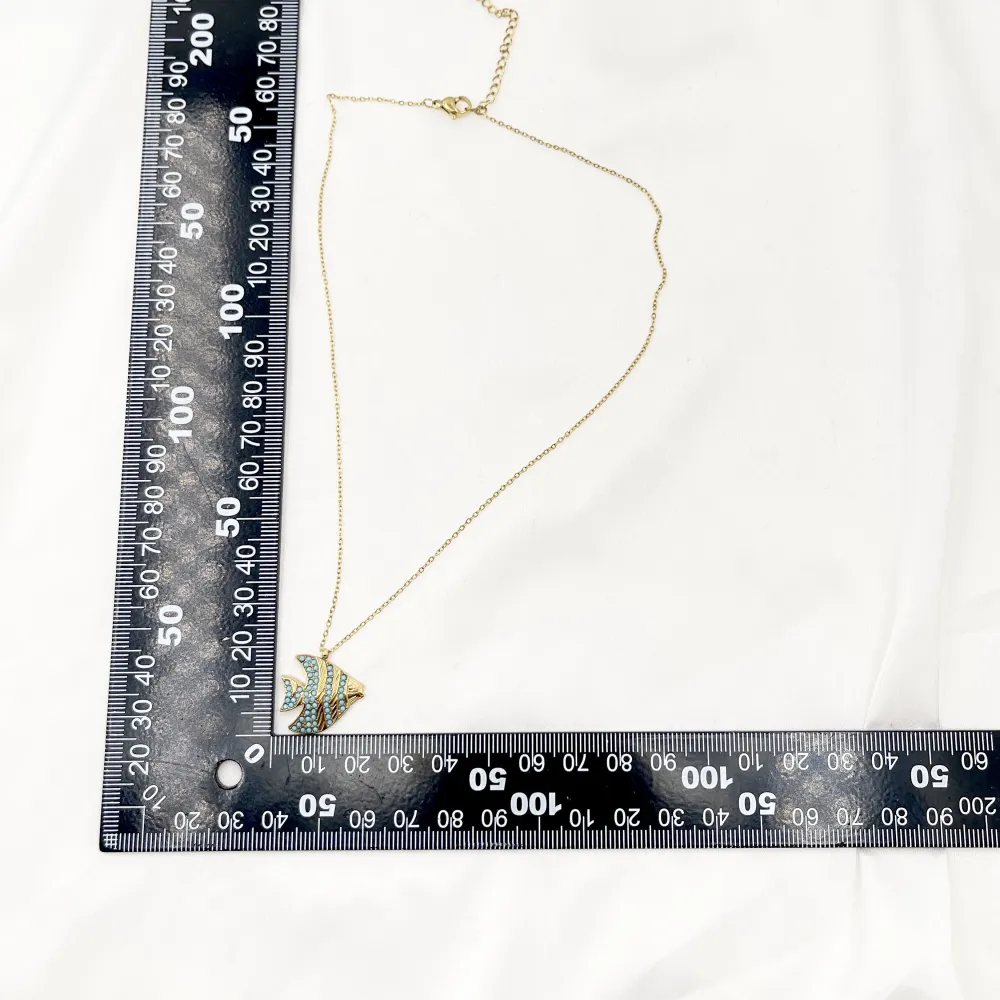 Pesce-Collana Corta in Acciaio - CL-795-10631