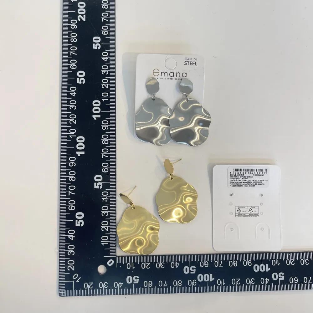 Pendente  Alien -Orecchini in Acciaio - OR-103-AA6128E