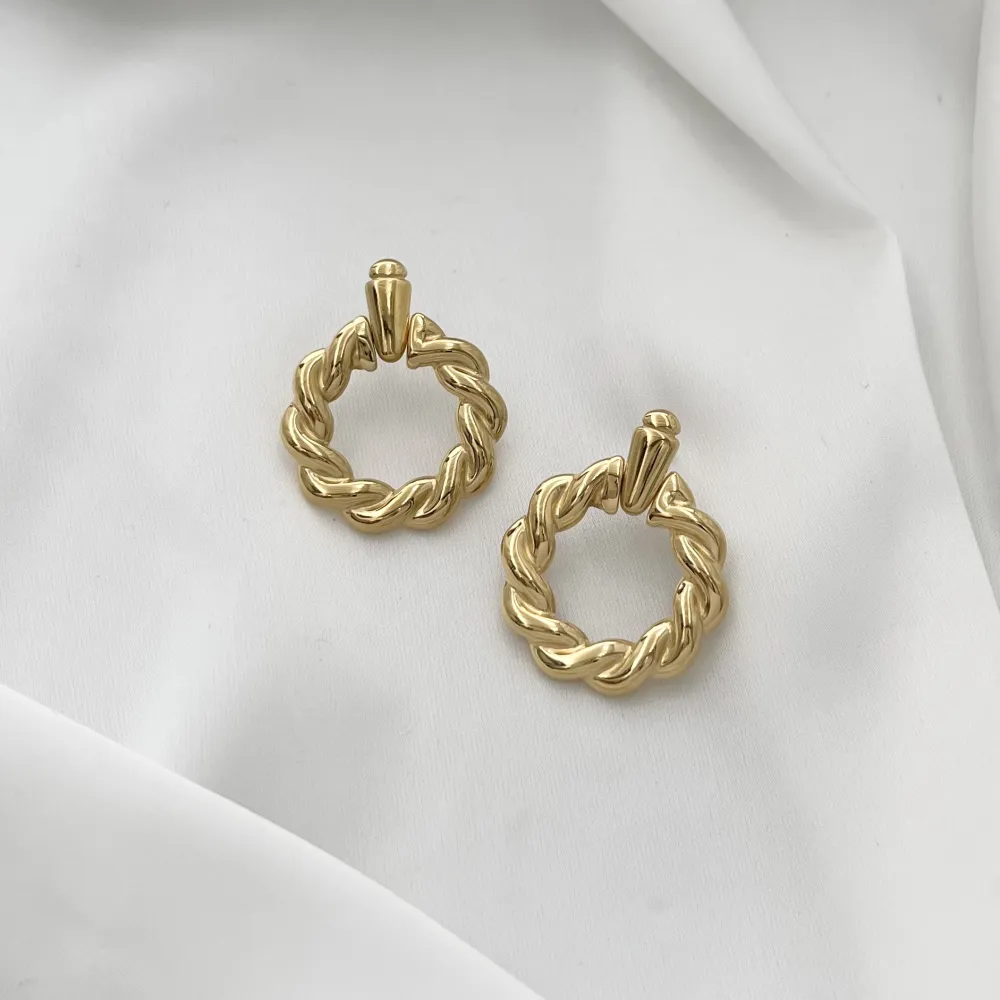 Cerchio-Orecchini in Acciaio - OR-729-27