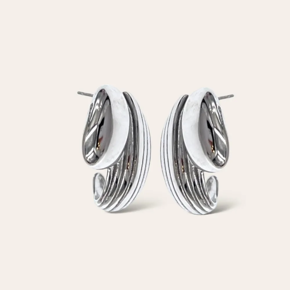 Forma Particolare -Orecchini in Acciaio - OR-413-2406