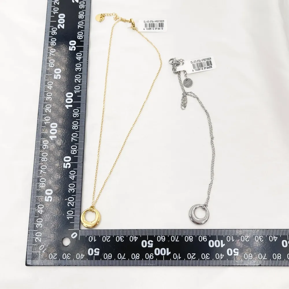 Cerchio-Collana Corta in Acciaio - CL-413-3734