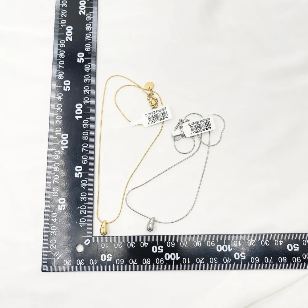 Goccia -Collana Corta in Acciaio - CL-413-3730