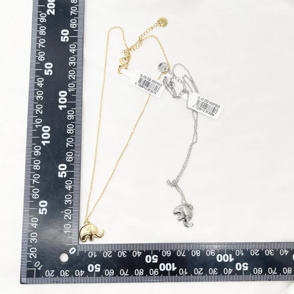 Elefante-Collana Corta in Acciaio - CL-413-3733