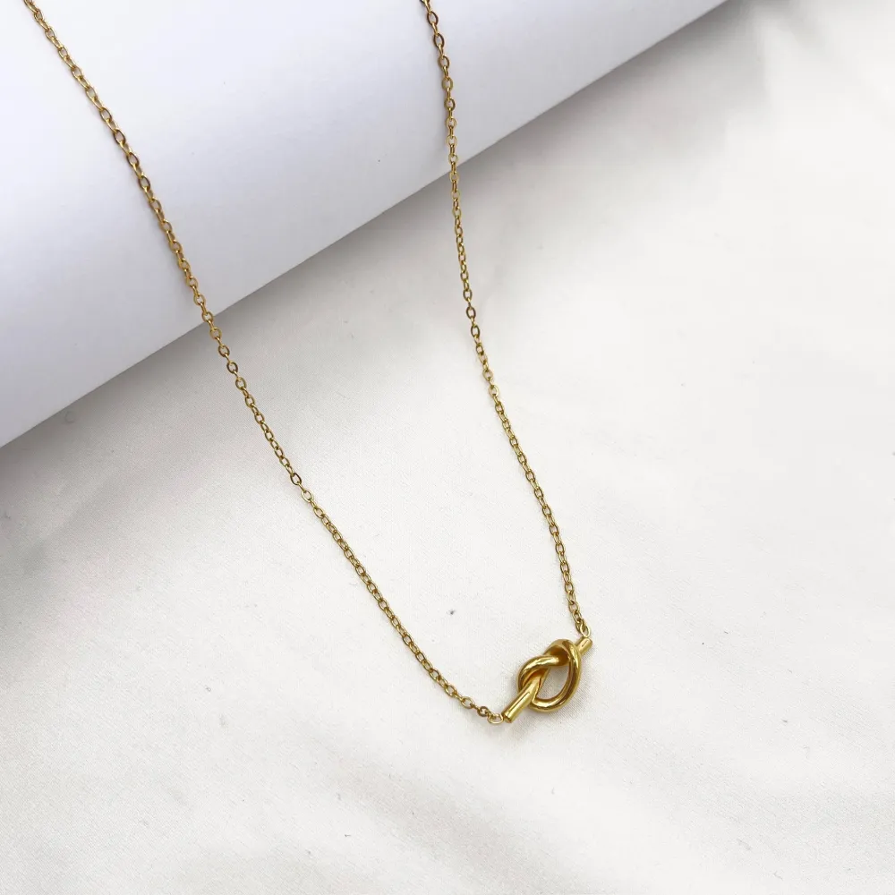Nodo-Collana Corta in Acciaio - CL-413-3763