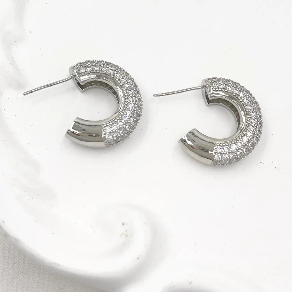 Cerchio-Orecchini con Cubic Zirconia - OR-506-427