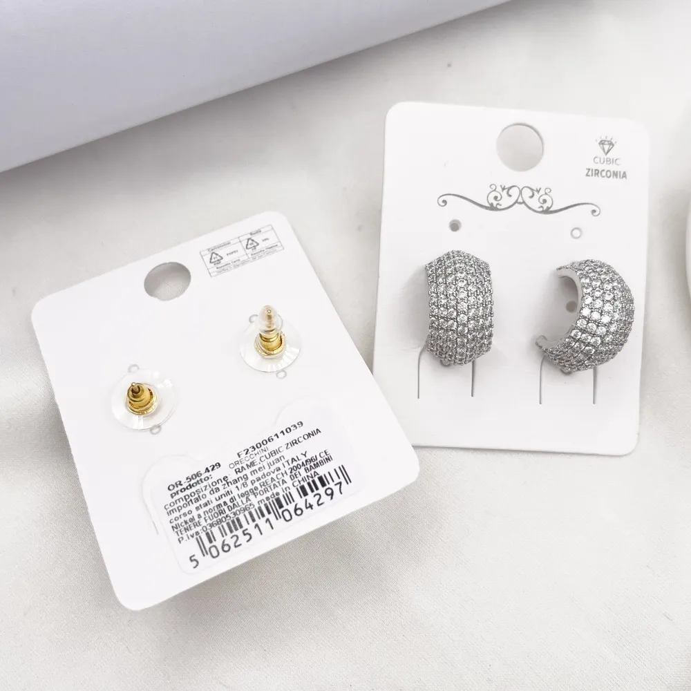 Cerchio-Orecchini con Cubic Zirconia - OR-506-429