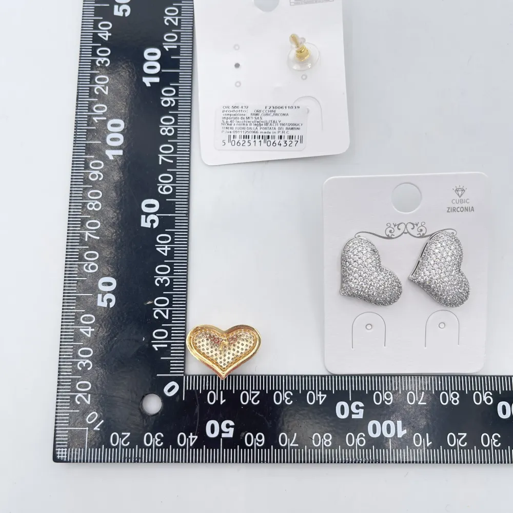 Cuore-Orecchini con Cubic Zirconia - OR-506-432