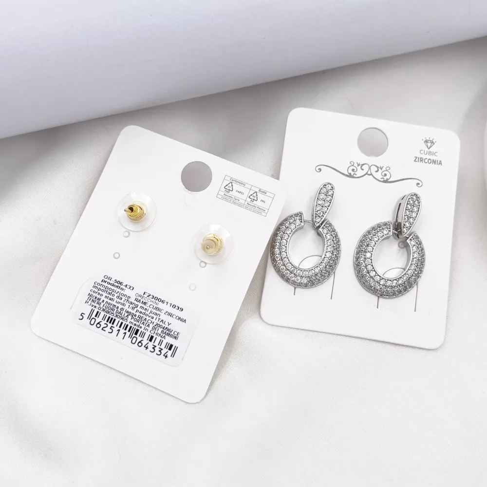 Cerchio-Orecchini con Cubic Zirconia - OR-506-433