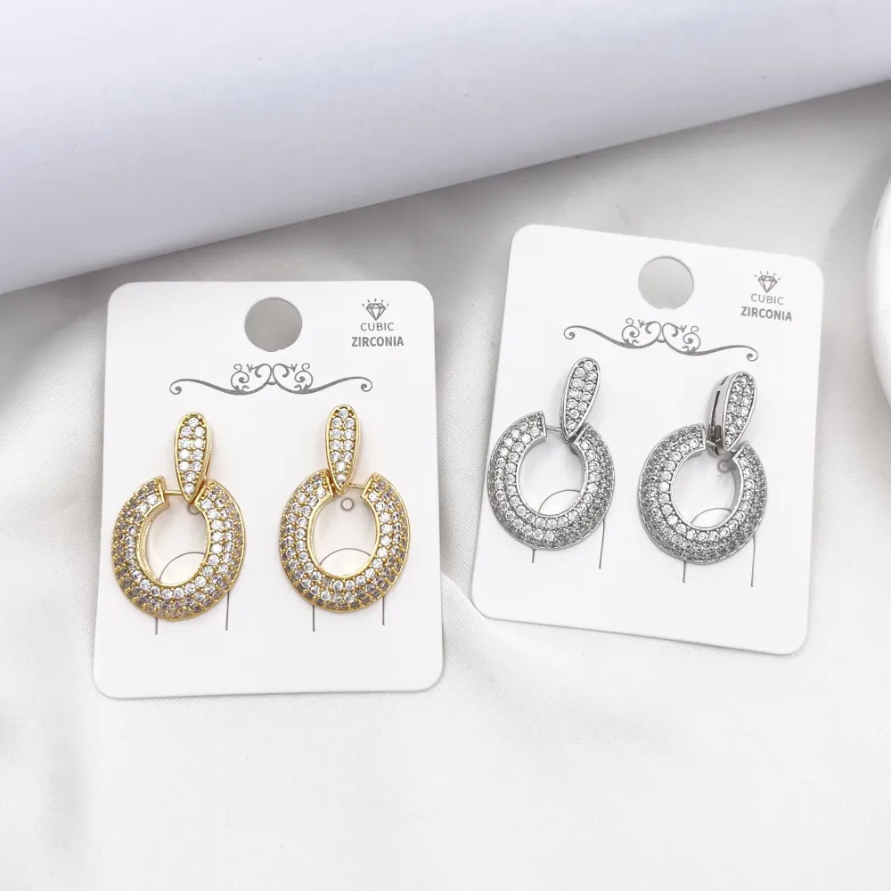 Cerchio-Orecchini con Cubic Zirconia - OR-506-433