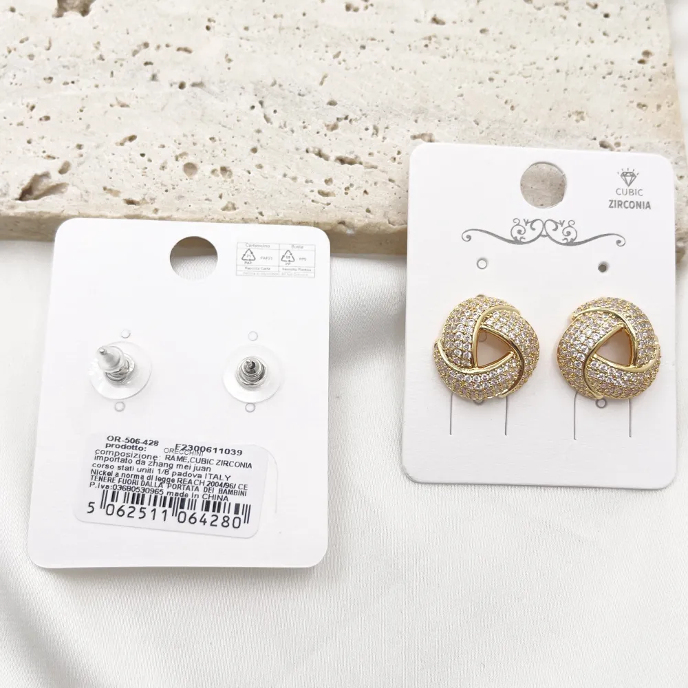 Cerchio-Orecchini con Cubic Zirconia - OR-506-428