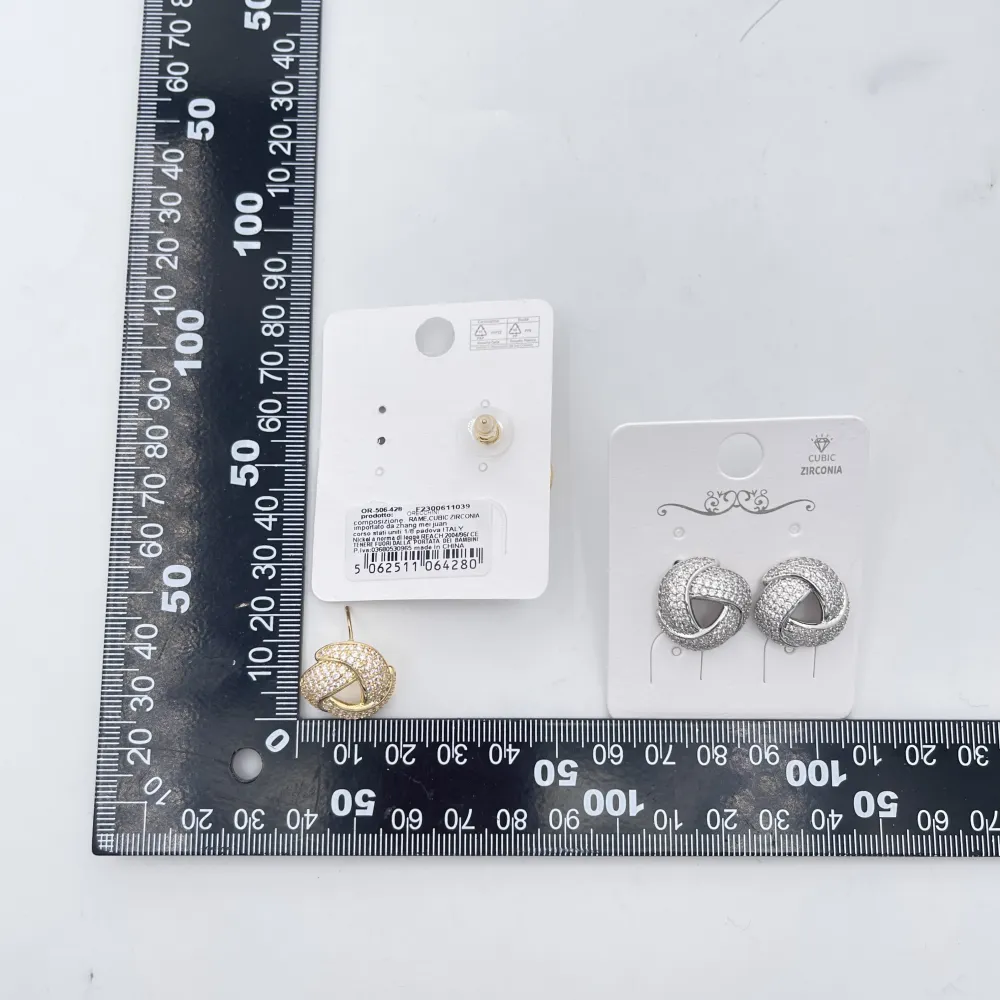 Cerchio-Orecchini con Cubic Zirconia - OR-506-428