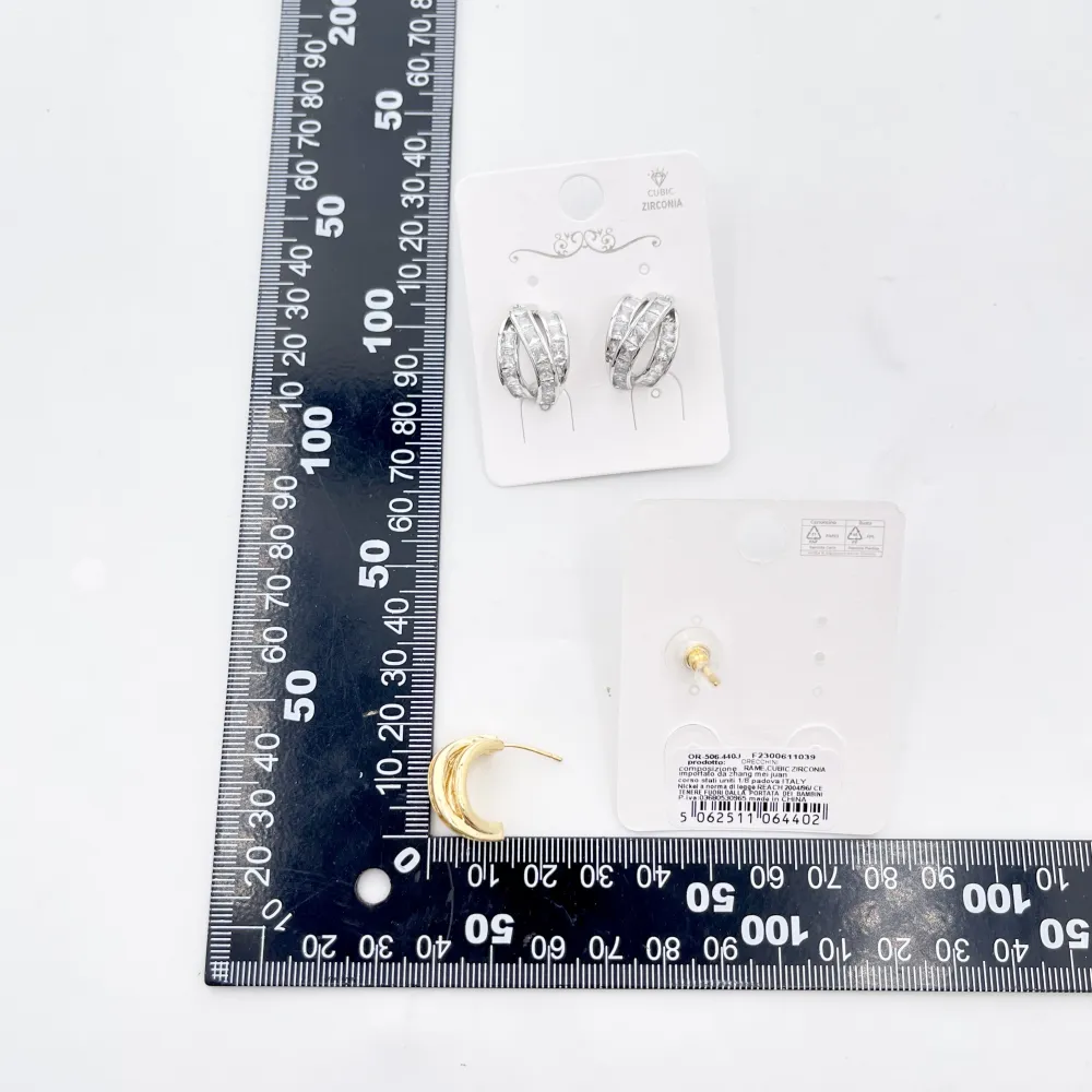 Cerchio-Orecchini con Cubic Zirconia - OR-506-440J