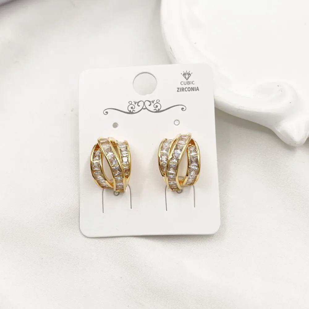Cerchio-Orecchini con Cubic Zirconia - OR-506-440J