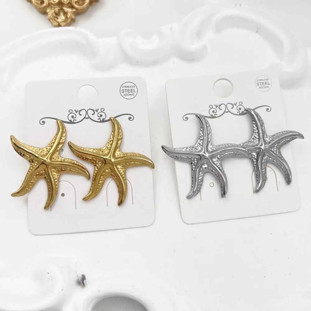 Stella Marina-Orecchini in Acciaio - OR-774-05