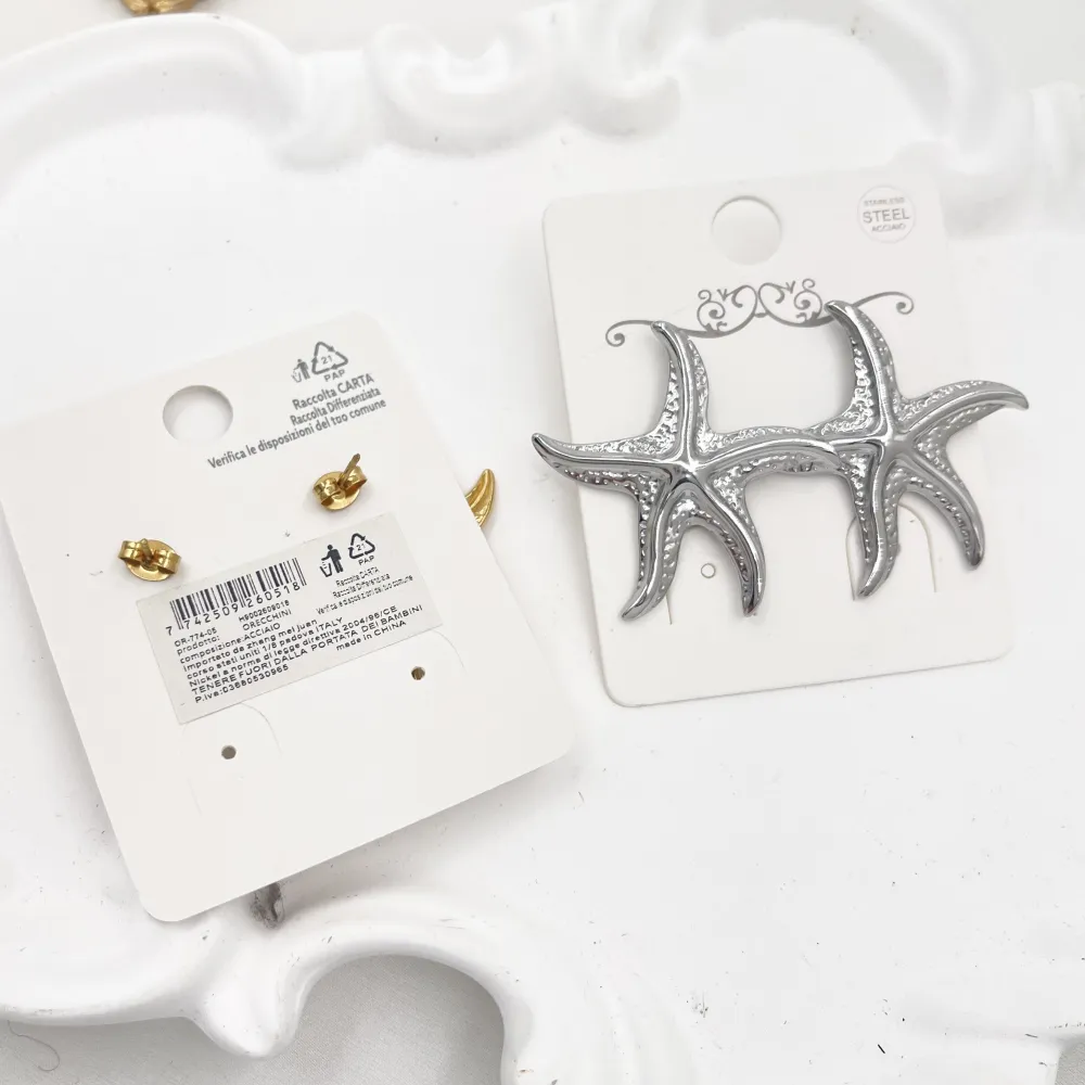 Stella Marina-Orecchini in Acciaio - OR-774-05