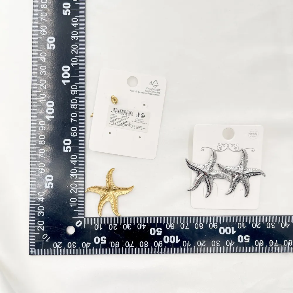 Stella Marina-Orecchini in Acciaio - OR-774-05