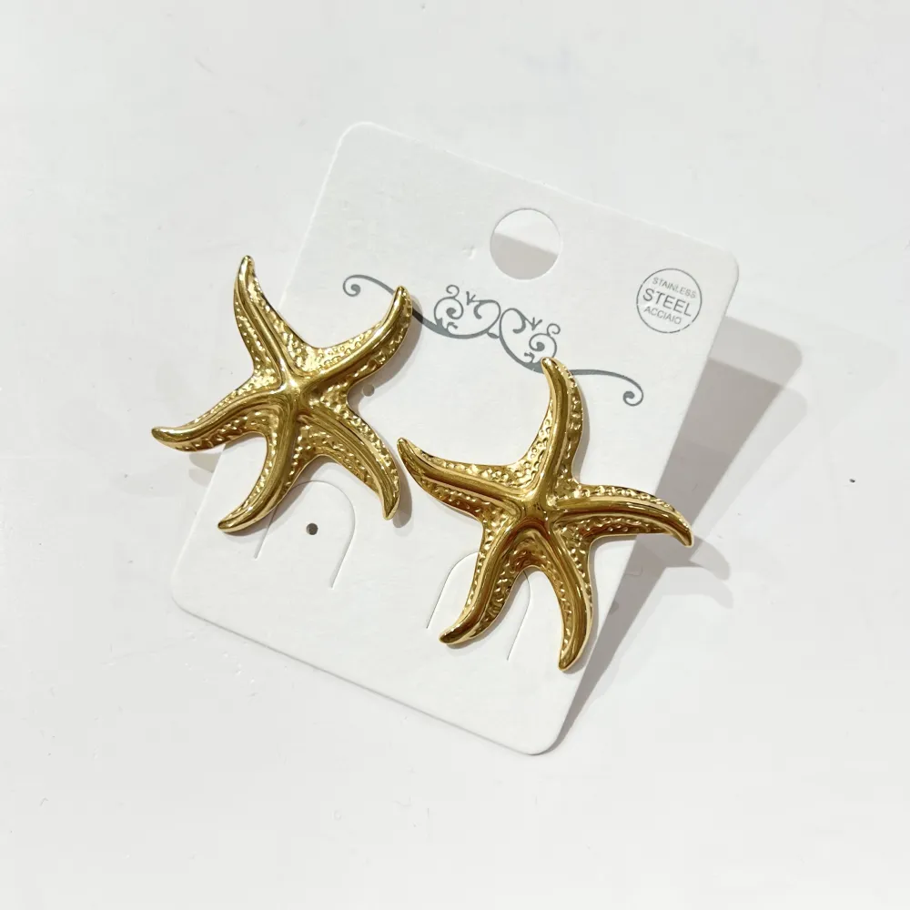 Stella Marina-Orecchini in Acciaio - OR-774-05